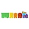 Flash Furniture Bright Beginnings Commercial Grade Wooden Train STEAM Wall System with 5 Accessory Panel Holders MK-ME06486-GG - alternate 9